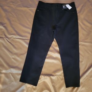 Express black high-rise slim jeans